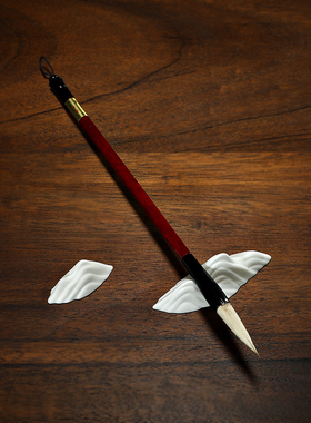 汉鸿 创意办公室摆件白瓷假山微景观造景陶瓷客厅玄关装饰摆设品