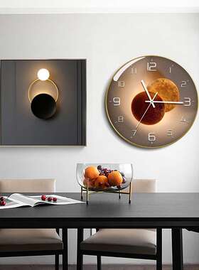 源头工厂12寸静音挂钟亚马逊客厅简约弧面表Wall Clock石英钟