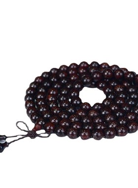 直播引流赞比亚小叶紫檀金星紫檀色血檀108佛P珠念珠手链木质脖链