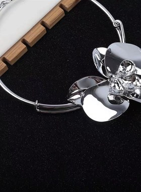 新中式马b面裙项链配饰潮复古蝴蝶水晶流苏古风汉服颈饰吊坠国风