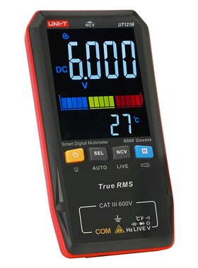 优利德UT121B大屏数字万用表高精度智能防烧全自动维修电工万能表