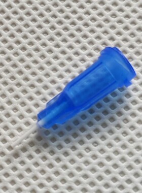 包邮100个1/4PP挠性针头全塑料软性点胶防刮针头全长23M针长6.5MM