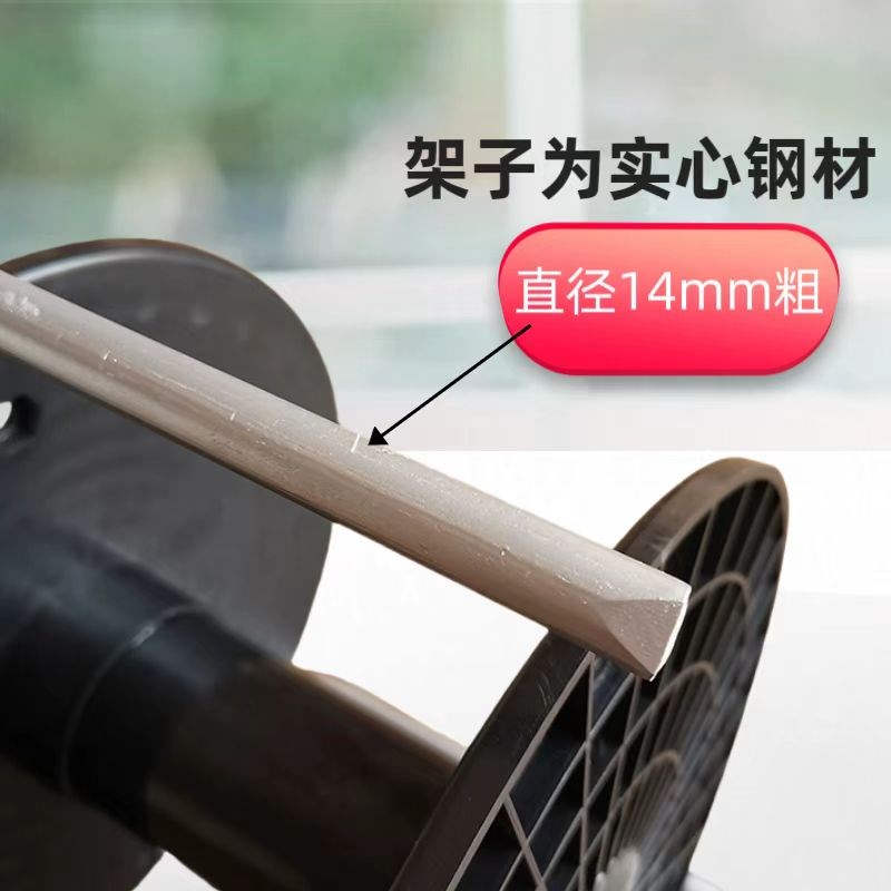 电缆线绕线盘空盘大号手摇带轴承卷线盘安全绳水管光纤收纳神器 - 图2