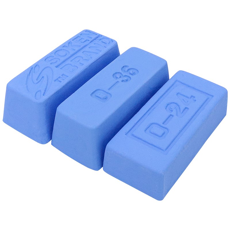 进口钛合金表壳镜面蓝蜡SOKE镜面抛光D24硬钢金银首饰D36抛光蜡 - 图3