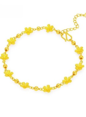 S999足银星辰花海手链女轻奢z高级感转运珠手链送闺蜜女友生日礼