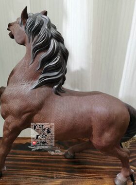 陶瓷工艺品 石湾公仔 马 生肖 骏马