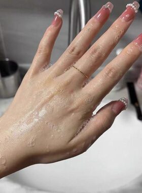 可水洗！金闪闪压纹精致不掉色素圈戒指女小众设计叠戴百搭指环