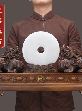 麒麟招财摆件一对貔貅平q安扣聚财阵客厅入户门口玄关办公室装饰