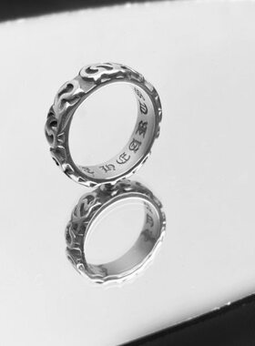 黄宗泽同款复古藤蔓花纹戒指浮雕指环尾戒情侣时尚个性礼物