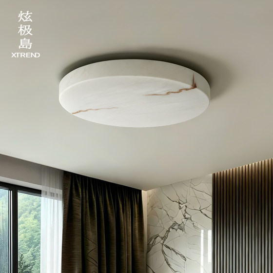 Italian high-end resin bedroom ceiling lamp