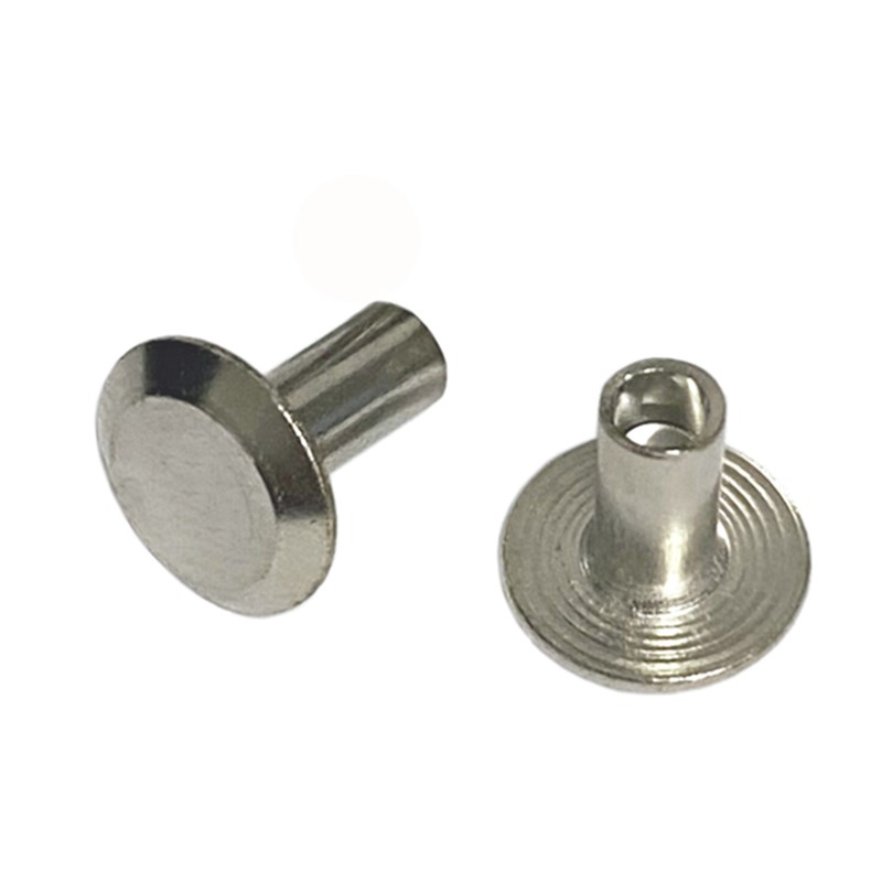 Helmet rivets semi-hollow rivets helmet screws motorcycle electric vehicle helmet accessories screws nickel-plated M4