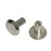 Helmet rivets semi-hollow rivets helmet screws motorcycle electric vehicle helmet accessories screws nickel-plated M4
