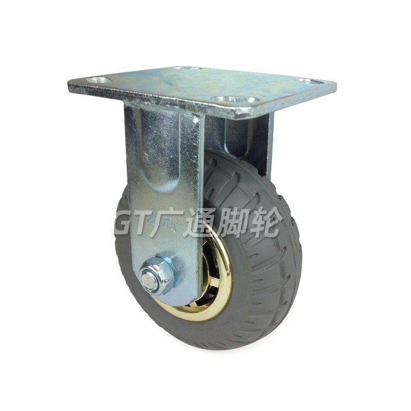 5寸重型定向脚轮酒店餐车静音橡胶ER轮机箱设备灰色弹力胶直向轮,淘宝优惠券,粉丝福利购,淘宝优惠卷