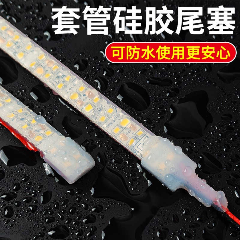 低压12v灯带led灯条汽车电瓶户外超亮水池工程亮化防水灯带条 - 图1