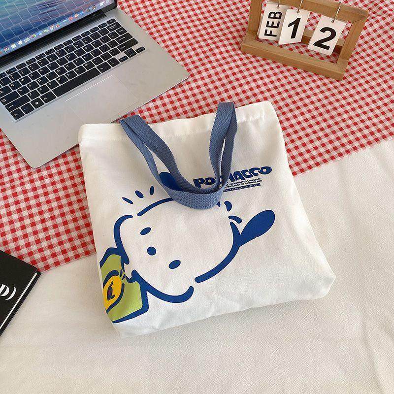 帆布包包女森系高颜值小众卡通单肩包外出大容量装书手提袋,淘宝优惠券,粉丝福利购,淘宝优惠卷