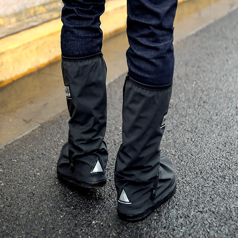 高筒防水鞋套男下雨天防滑雨鞋套女加厚耐磨底沙漠防沙鞋套防碎发,淘宝优惠券,粉丝福利购,淘宝优惠卷