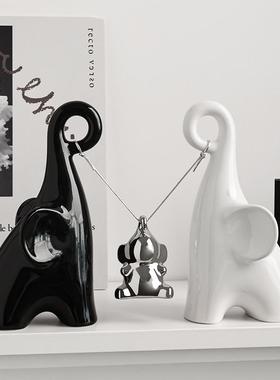 贝汉美轻奢风创意家居摆件饰品客厅电视柜高档酒柜装饰品乔迁礼物