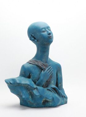 现代轻奢抽象艺术品雕塑酒店会所大堂走廊玄关展厅样板房软装摆件