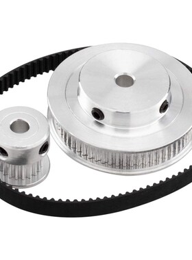 2gt同步皮带轮20/60齿5mm/8mm GT2缩小3:1皮带宽度6mm标准涨紧轮