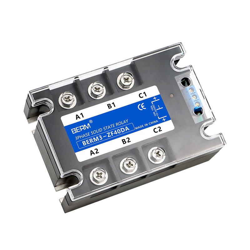 三相固态继电器SSR电机正反转直流控交流BERM3-ZF40DA套装 - 图3