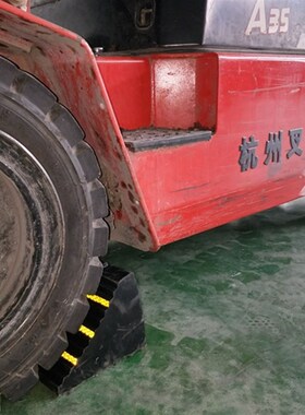 防溜车止退器 三角木楔子挡车墩车挡器橡胶车档轮胎防滑神器斜坡