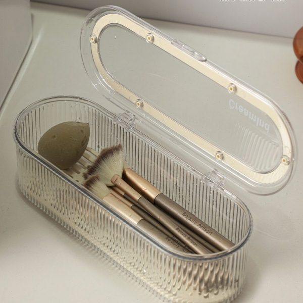 粉扑收纳桌面专业清洗晾晒化妆工具神器防尘美妆蛋气垫刷子棉片盒,淘宝优惠券,粉丝福利购,淘宝优惠卷