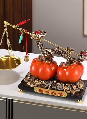 事事称心如意新中式摆件客厅电视柜办公室桌O面装饰乔迁新居礼物