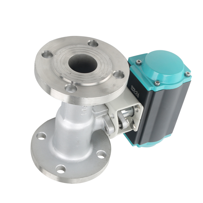 Q641M-16P气动球阀 气动一体式高温球阀气动蒸汽导热油法兰球阀 - 图2