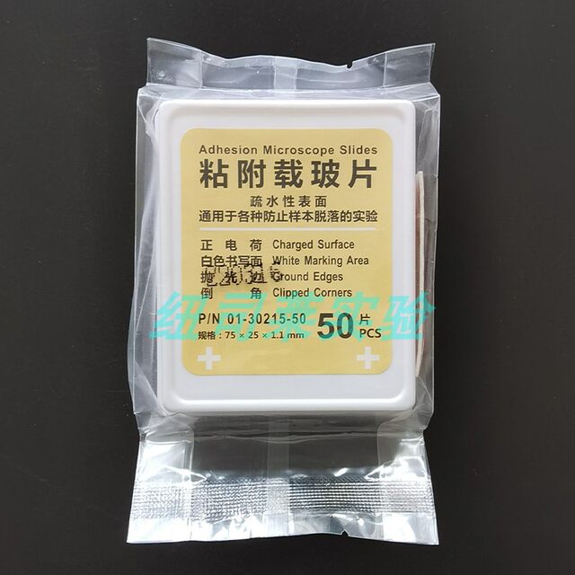 Pathology anti-detachment adhesive slides High-quality tissue positive charge treatment High-definition disposable office supplies and consumables