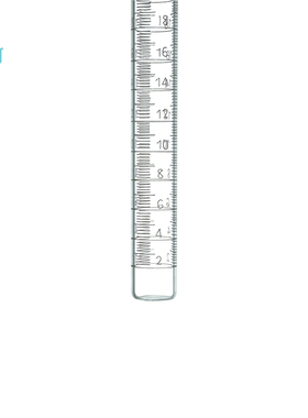 三面刻度量筒25/50/100ml振实密度测定仪专用量杯不含盖子底座