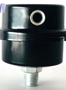气泵配件消音器过滤器小型无油静音铁空压机滤清器消声器汽修车