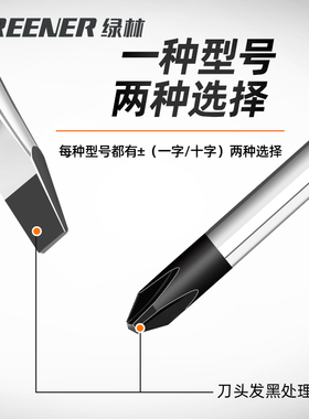 绿林螺丝刀十字一字超硬工业级改锥起子梅花小起子螺丝批工具套装