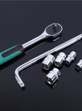 省力拆卸汽车套筒套装13件套汽修机修棘轮组合套管扳手维修工具箱