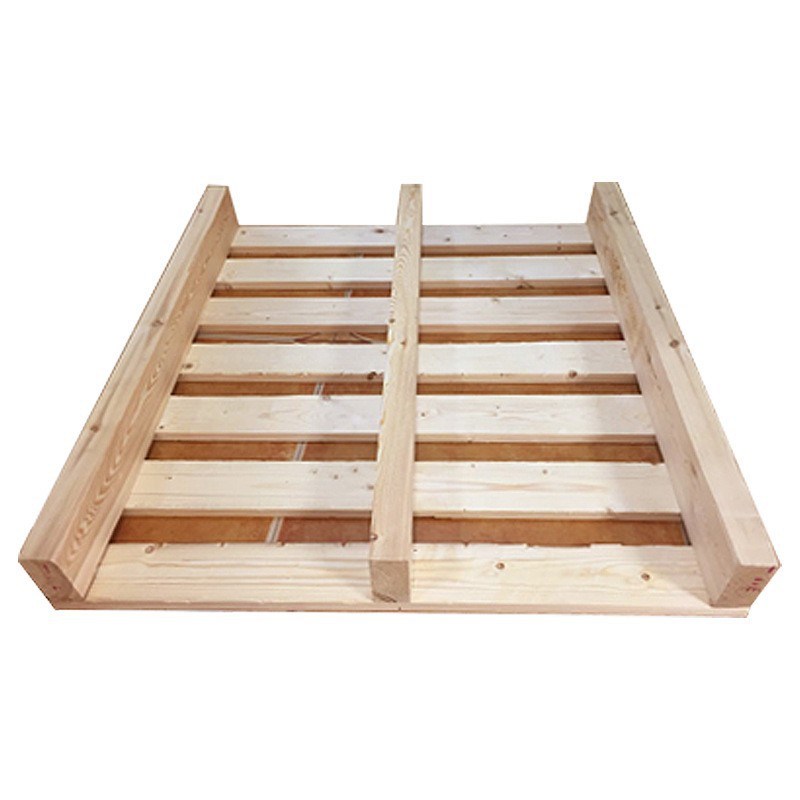 木托盘货架木板垫仓板地台板物流叉车托盘L实木出口托盘可承重一 - 图3