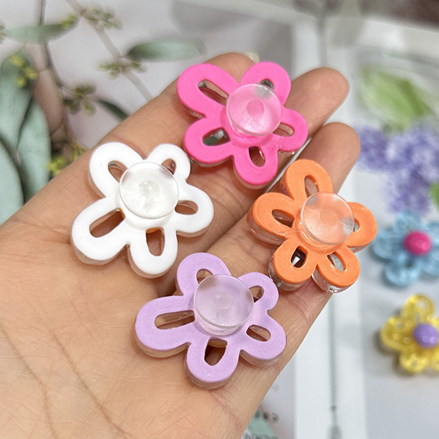 洞洞鞋配饰鞋花通用配件 适配Crocs鞋装饰鞋花趣味卡通立体鞋扣