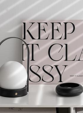 Nordic Sense现代简约陈列画家居摆件桌面装饰画ins字母图案摆画