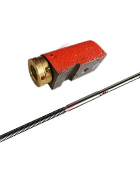 鲁南/济南机床厂C616 丝杠螺母731/T20*4 中丝杆734/长580 罗母