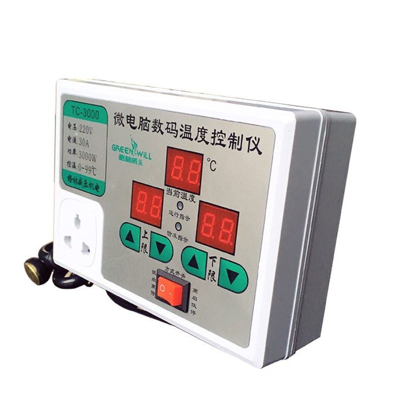 科比诺大功率数码锅炉泵温度控制器TC3000全数字显示温度操作方便,淘宝优惠券,粉丝福利购,淘宝优惠卷