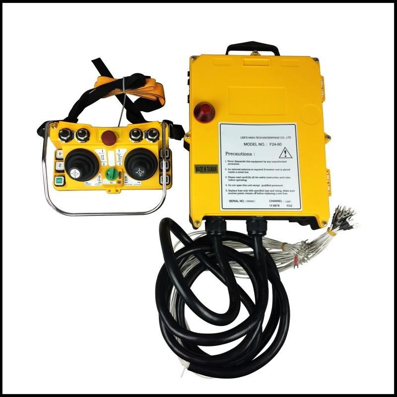 F24-60工业遥控器 五速摇杆式遥控器 起重机行车工业无线遥控器 - 图1