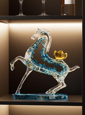 大象摆件客厅玄关电视酒柜展示办公室装饰轻奢高级感乔迁新居礼物