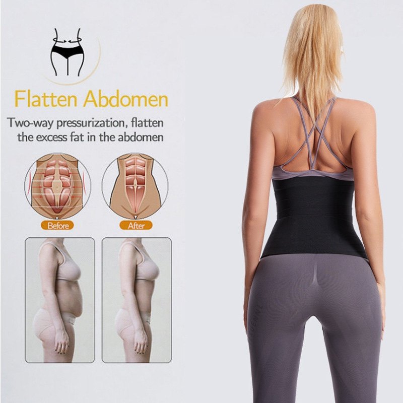 2022新款两段排扣收腹带美体产后收腹束腰塑身衣束身衣束缚带13CM,淘宝优惠券,粉丝福利购,淘宝优惠卷