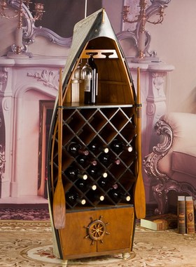 北欧大型木桶提琴吉他红酒柜展示z柜葡萄酒架KTV酒吧酒庄落地摆件
