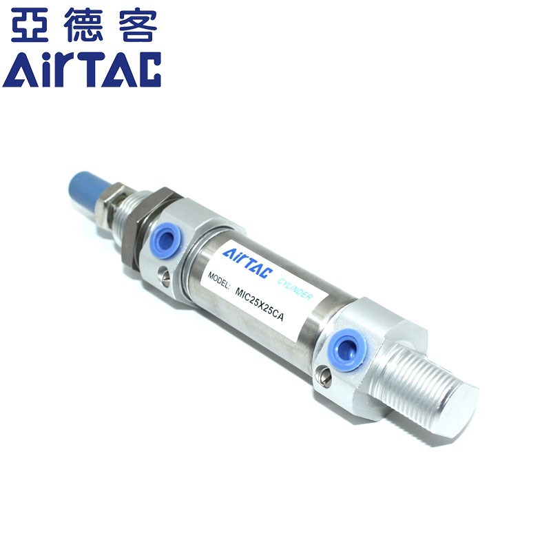 亚德客缓冲型不锈钢迷你气缸MIC16X25X50X150X300X500-SCA/SU - 图2