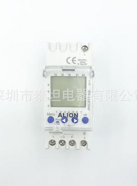 安良ALION时控开关AHC811可编程定时器1组路灯控制导轨安装