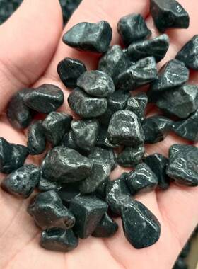 黑石子磨圆石子日式庭院造景工程铺路铺面碎石卵石水洗石机制石