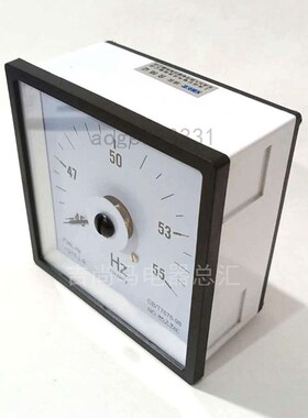 定做电压表电流表F96L-HZ频率表船用圆盘广角表45-55HZ交流100V