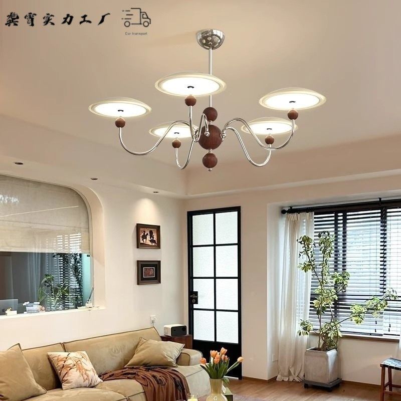 吊灯奶油大厅复古主灯新款飞碟中古灯具餐厅中古风灯具复古吊灯,淘宝优惠券,粉丝福利购,淘宝优惠卷