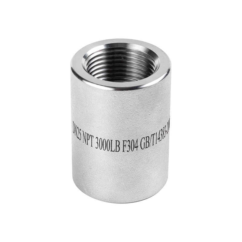 304/316L不锈钢高压内丝管箍NPT耐210KG管件3000LB内螺纹内牙美标 - 图0