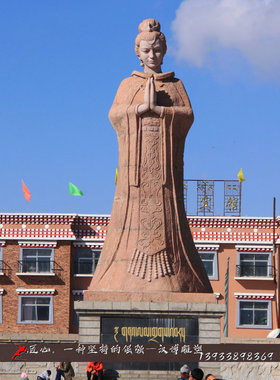 园林雕塑彩绘景观雕像卡通人物A铜雕户外大型人物雕像少数民族雕