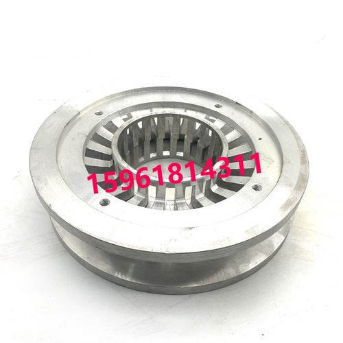 无锡机床厂M2120头架皮带轮 传动轴 铝连接盘 原装内圆磨床配件 - 图1